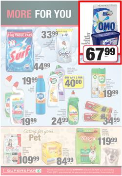 SUPERSPAR EASTERN CAPE : My Superspar (20 April - 2 May 2021) Valid In Bluewater Bay, Despatch, Gelvandale, Nahoon, Jeffery's Bay, Rosehill, Melville's, Protea, Sedgefield, Village On Main, Debi Lee, page 10