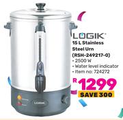 Logik 15L Stainless Steel Urn RSH-249217-0