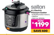 Salton 6L Electric Pressure Cooker