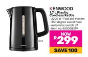 Kenwood 1.7L Plastic Cordless Kettle