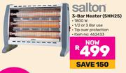 Salton 3 Bar Heater SHH25