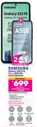 2 x Samsung Galaxy S23 FE Plus A55 5G Smartphone-On 1.3GB Red Top Up Core More Data + Flexi 80