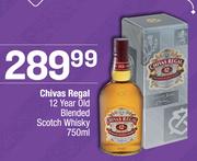 Chivas Regal 12 year Old Blended Scotch Whisky-750ml