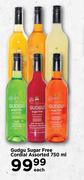 Gudgu Sugar Free Cordial Assorted-750ml Each