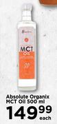 Absolute Organix MCT Oil-500ml Each