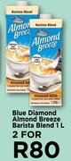 Blue Diamond Almond Breeze Barista Blend-For 2 x 1Ltr