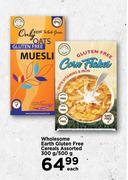Wholesome Earth Gluten Free Cereals/Assorted-300g/500g Each