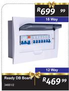 Ready DB Board 12 Way 34661/2