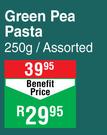 Lifestyle Foods Green pea Pasta Assorted-250g