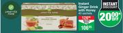 Lifestyle Foods Instant Ginger Drink With Honey-40 Sachets