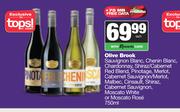 Olive Brook Sauvignon,Chenin,Chardonnay,Shiraz,Red,Pinotage,Malbec,Cinsault Or Mosacto Rose-750ml