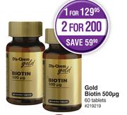 Dis-Chem Gold Biotin 500ug 60 Tablets-For 2