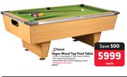 Shoot Vegas Wood Top Pool Table-Each