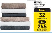 Glodina Marathon Towel Range (Face Cloth)