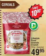 Lifestyle Food Granola Crunch Assorted-750g