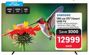 Samsung 190cm (75") Smart UHD TV UA75DU7000KXXA