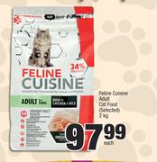 Feline Cuisine Adult Cat Food (Selected)-2Kg Each