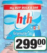 Hth Granular + Mineralsoft Pool Chlorine-8Kg Each