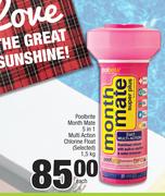 Poolbrite Month Mate 5 In 1 Multi Action Chlorine Float (Selected)-1.5Kg Each