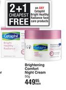 Cetaphil Bright Healthy Radiance Brightening Comfort Night Cream-50g Each