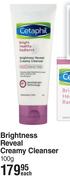Cetaphil Bright Healthy Radiance Brightness Reveal Creamy Cleanser-100g Each