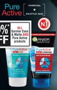 Garnier Pure Active 3 In 1 Clay Wash, Scrub & Mask-150ml