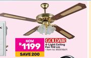 Goldair 4-Light Ceiling Fan 132cm