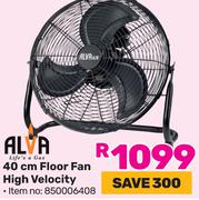 Alva 40cm Floor Fan High Velocity