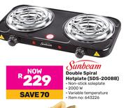 Sunbeam Double Spiral Hotplate SDS-200BB