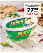 Clover Butro Butter Spread-500g Each