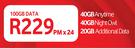 Vodacom Data Sim-100GB Data