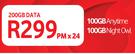 Vodacom Data Sim-200GB Data
