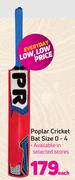 Poplar Cricket Bat Size 0-4-Each