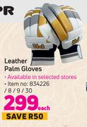 Poplar Leather Palm Gloves-Each