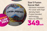 Drimera Size 5 Fusion Soccer Ball-Each