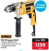 DeWalt 750W Impact Drill DWD024-ZA