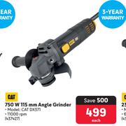 Cat 750W 115mm Angle Grinder CAT DX371