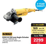 DeWalt 2200W 230mm Angle Grinder DWE492-ZA