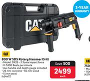 Cat 800W SDS Rotary Hammer Drill DX26