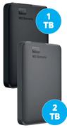 WD 1 TB Elements Black Hard Drive (WDBUZG0010BB)WD 1 TB Elements Black Hard Drive (WDBUZG0010BB)