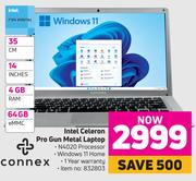 Connex Intel Celeron Pro Gun Metal Laptop
