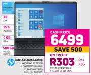 HP Intel Celeron Laptop