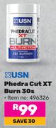 USN Phedra Cut XT Burn-30s