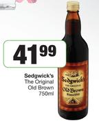 Sedgwick's The Original Old Brown-750ml