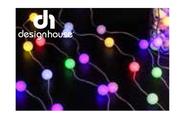 Design House 100 LED Pastel Milkball Lights