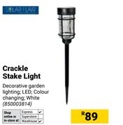 Solar Flair Crackle Stake Light