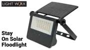 Lightworx 5W Stay On Solar Floodlight