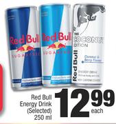 Red Bull Energy Drink (Selected)-250ml Each