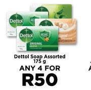 Dettol Soap Assorted-For Any 4 x 175g