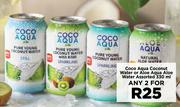 Cocoa Aqua Coconut Water Or Aloe Aqua Aloe Water Assorted-For Any 2 x 330ml